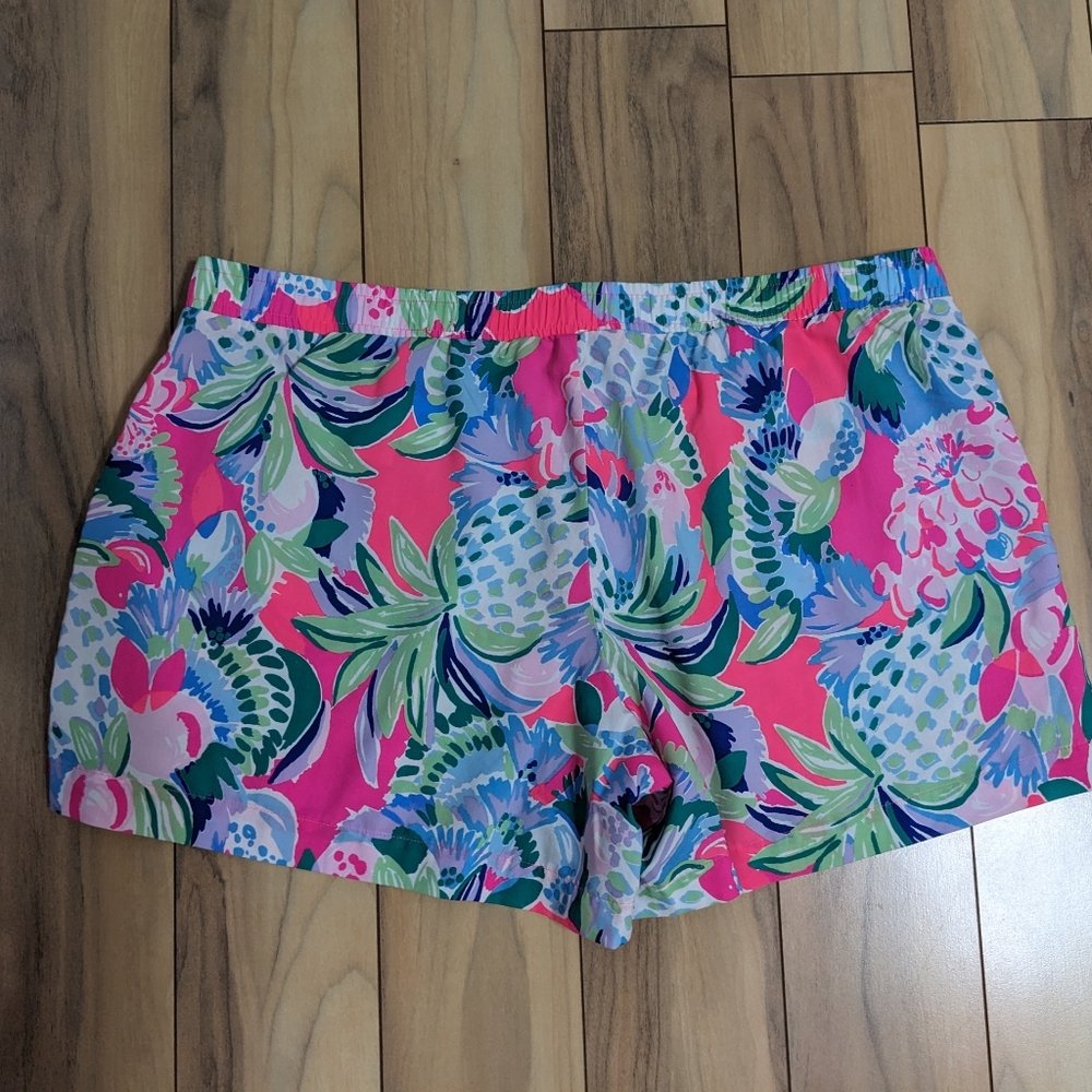EUC! Lilly Pulitzer Katia Shorts Multi Raise The Bar Size XL - Picture 11 of 13